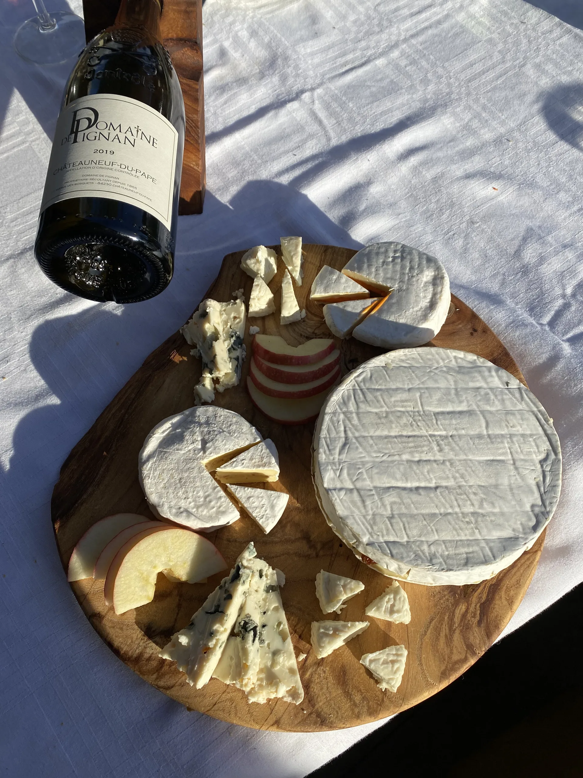 Plateau en loupe d'orme — travail du bois brut